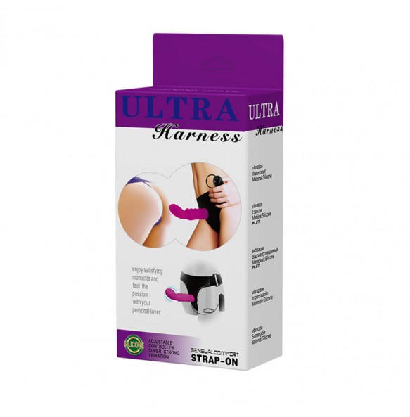 BAILE - Ultra Harness Female Vibrators Strap-On (L:15.5cm - D:3.7cm)